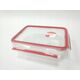 Emsa Emsa Clip&Close Glass Food Container 1,3 L  red