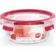 Emsa Emsa Clip&Close Glass Food Container 600 ml  red