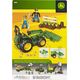 Clementoni Mega Bloks, World Builders, John Deere Farm Tractor, Construction Set, 80840, For Boys, 5+ years, 119 pcs For Boys