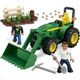 Clementoni Mega Bloks, World Builders, John Deere Farm Tractor, Construction Set, 80840, For Boys, 5+ years, 119 pcs For Boys