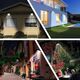 Saska Garden Lampa uliczna latarnia solarna 120led   pilot czujnik ruchu i zmierzchu