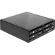 Delock DeLOCK 47220 panel drive bay Czarny