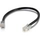 C2G C2G 1m Cat5e Non-Booted Unshielded (UTP) Network Patch Cable - Black, 1 m, Cat5e, U/UTP (UTP), RJ-45, RJ-45