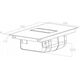 Płyta grzewcza Elica NikolaTesla Alpha BL/F/78 Induction hob with extractor hood