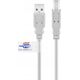 Kabel USB Goobay Goobay USB 2.0 A/B Certificeret 3 mete