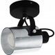EGLO SPOT LIGHT BERREGAS E27 BLACK/CHROME