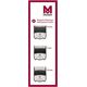 Moser MOSER 1801-7010 Magnetic attm.comb set 1,5/3/4,5mm cart.