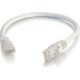 C2G Kabel / 2 m White CAT6 PVC Snagless UTP Patch