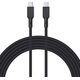 Kabel USB Aukey USB-C - USB-C 1 m Czarny (CB-KCC101)