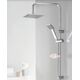 Zestaw prysznicowy Invena SHOWER COLUMN DOKOS W BATH MIXER BLACK