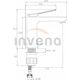 Zestaw prysznicowy Invena SHOWER COLUMN DOKOS W BATH MIXER BLACK
