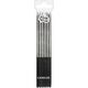 Party Deco ¦wieczki urodzinowe Platinum srebrne 14,5cm 6szt