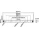 MultiBrackets Multibrackets MB WALLMOUNT S 80KG MAX.400X400 Juodas (PORTRAIT: 43-65" OR LANDSCAPE: 32-65")