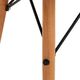 Activeshop 4Rico Krzesło skandynawskie QS-185 eco skóra białe