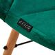 Activeshop 4Rico Krzesło skandynawskie QS-186 aksamit zielone