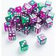 Gamegenic Gamegenic: Galaxy Series - D6 Dice Set (12 mm) - Aurora