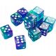 Gamegenic Gamegenic: Galaxy Series - D6 Dice Set (16 mm) - Neptune