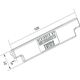 MultiBrackets M Pro Series - Rail End Cover Pro Series Parts