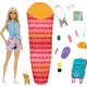 Lalka Barbie Barbie Barbie Camping doll with accessories (1 pcs) - Assorted