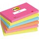 Post-it Post-It 7100259224, Rectangle, Blue, Green, Orange, Pink, Paper, Poptimistic, 127 mm, 76 mm