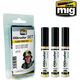 Vallejo Ammo: Oilbrusher Set - Flesh Tones Set