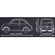 Cobi COBI Fiat 500 Abarth Executive Edition, construction toy (scale: 1:12)