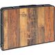 vidaXL STOLIK TURYSTYCZNY SKŁADANY KEMPINGOWY 90X60X36-68CM SIATKA STALOWA DREWNO