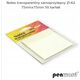 Stickn Notes transparentny samoprzylepny 75x75mm 50K