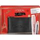 L OREAL Atelier Kit Set L'Oreal Paris: Lash Paradise, Volumizing & Lengthening, Mascara, Extra Black, 6.4 ml + Paradise, Kajal Eye Pencil, 1.2 g + Makeup Bag, Black For Women