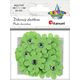 Titanum Dekoracje samoprzylepne 3D kwiaty limonkowe 20szt
