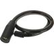 XQMax ZAPIĘCIE ROWEROWE XQMAX SPIRALNE NA KLUCZ 0,8x65CM CZARNE