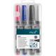 Pica-Marker Pica permanent Marker 1-4mm assorted with Instant-White