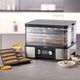 Suszarka Caso Caso | Food Dehydrator | DH 450 | Power 370-450 W | Number of trays 5 | Temperature control | Integrated timer | Juodas/Stainless Steel