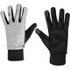 Brubeck Pirštinės bėgimui unisex AVENTO 44AC reflective XS/S sidabrinis/juodas