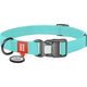 Collar WAU DOG OBROŻA WATERPROOF L 2,5/34-49cm   PVC ŚWIECĄCA W CIEMNOŚCI