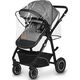 Wózek Lionelo Universalus vežimėlis Lionelo Bianka 3in1, grey