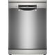 Zmywarka Bosch Dishwasher | SMS4HVI00E | Free standing | Width 60 cm | Number of place settings 14 | Number of programs 6 | Energy efficiency class D | Display | AquaStop function | Silver inox