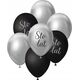 GoDan Balony B&C bukiet srebrno-czarny sto lat 7szt