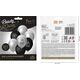 GoDan Balony B&C bukiet srebrno-czarny sto lat 7szt