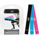 XQMax ZESTAW 3 GUM TAŚM DO ĆWICZEŃ STRETCH BAND XQMAX