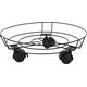 ProGarden Podstawka pod doniczkę na kółkach metalowa 31,5 cm