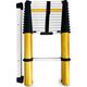 AWTools DRABEST ALUMINUM TELESCOPIC LADDER 13 steps 3.8 m MAX 150 kg
