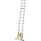 AWTools DRABEST ALUMINUM TELESCOPIC LADDER 13 steps 3.8 m MAX 150 kg