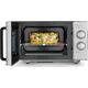Kuchenka mikrofalowa Caso Caso | Ceramic Microwave Oven with Grilis | MG 25 Ecostyle | Free standing | 25 L | 900 W | Grilis | Sidabrinis