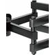 Kivi Free-tilt design: simplifies adjustment for better visibility and reduced glareSwivel mechanism provides maximum viewing flexibilitySpirit level ensures perfect positioningConvenient cable holder. 37-80". Max 40kg.