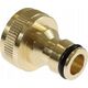 Richmann Brass nipple with internal thread 3/4"