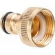 Richmann Brass nipple with internal thread 3/4"