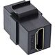 Adapter AV InLine InLine® HDMI Keystone Snap-In module, 4K/60Hz, HDMI AF/AF black
