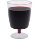 Vrige Rødvinsglas på fast fod PS 23cl, 20cl klar 10stk/ps Transparent 1x1x1mm (10EA)
