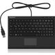 Podkładka Keysonic KeySonic ACK-3410 klawiatura USB QWERTZ Niemiecki Czarny